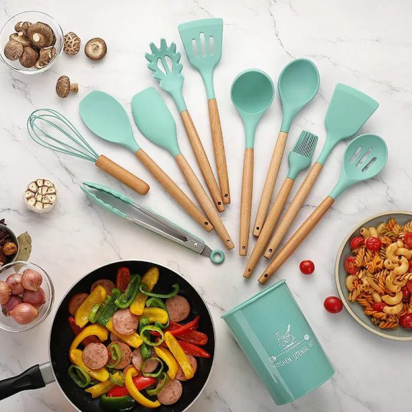 12 Pcs Silicone Kitchen Utensil Set