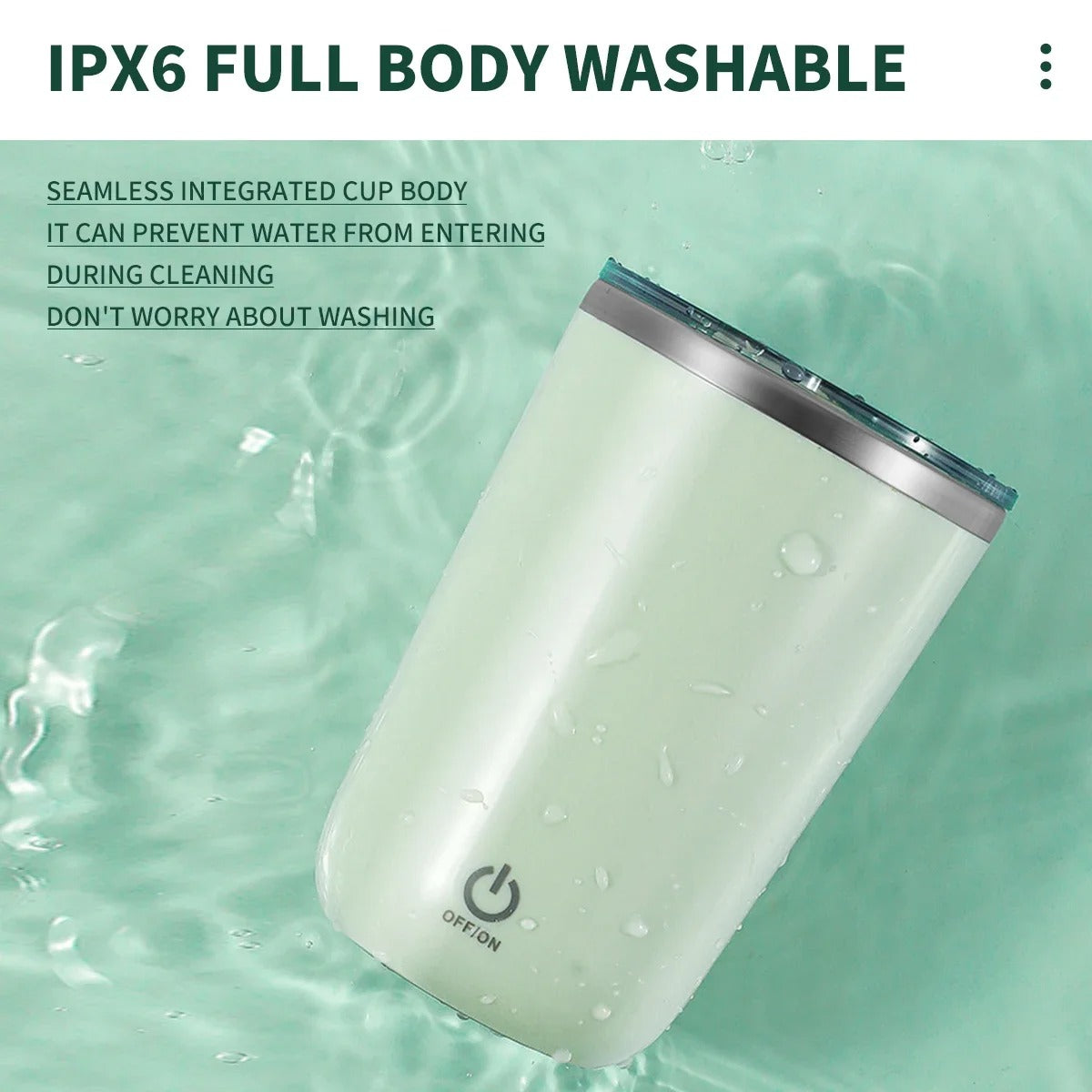 Automatic Magnetic Self-Stirring Mug
