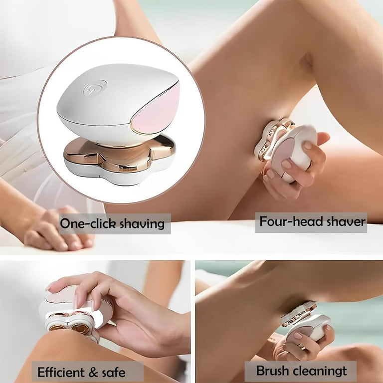 Painless 4-Head Electric Hair Remover