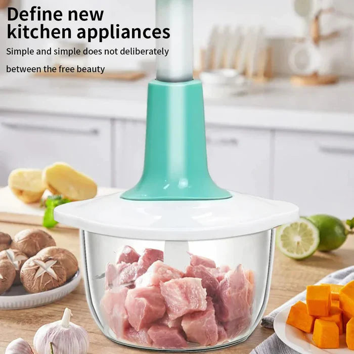 Stainless Steel Hand-Push Food Chopper