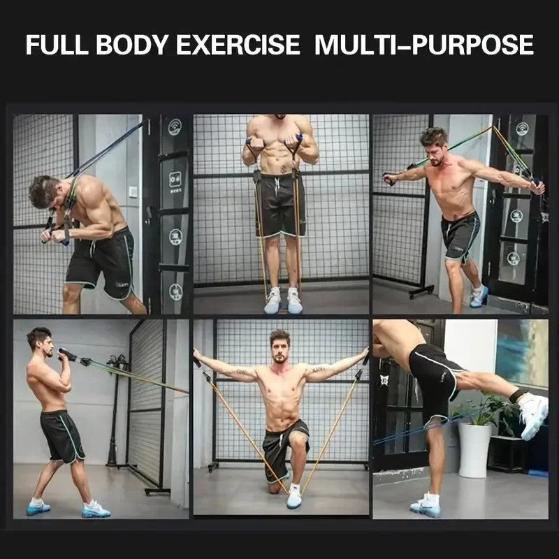 11-Piece Resistance Band Workout Set