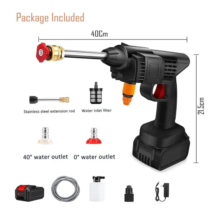Automatic  Wireless Car Wash Spray Gun (Single Battery)